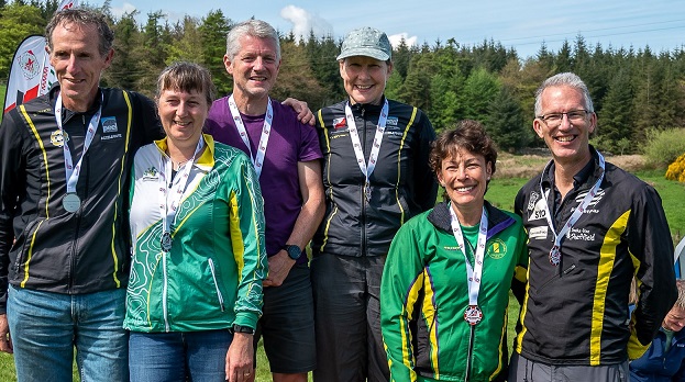 55s British Middles podium