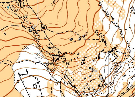 Hathersage Moor map extract