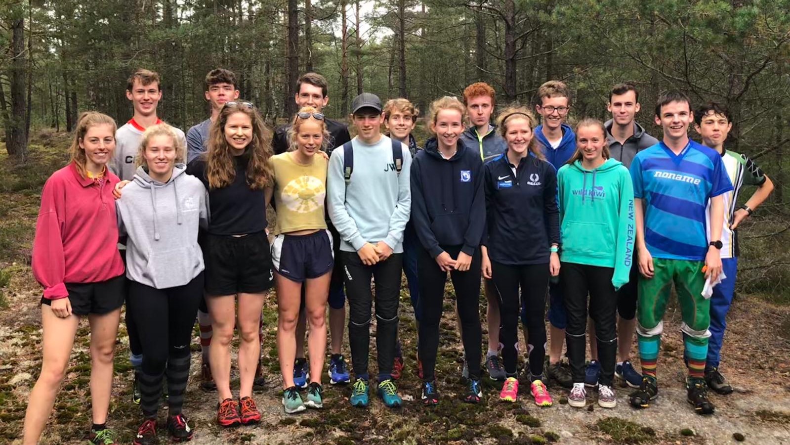 Group photo after a morning's training