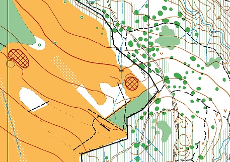 Map extract Coneygree Lees Hall