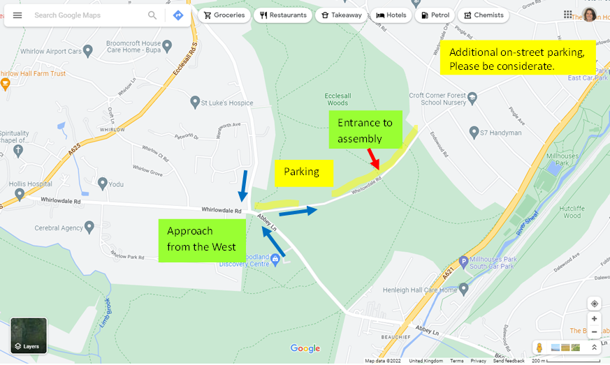 Parking Location map