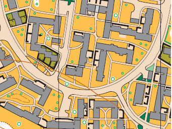 Shirebrook urban map extract