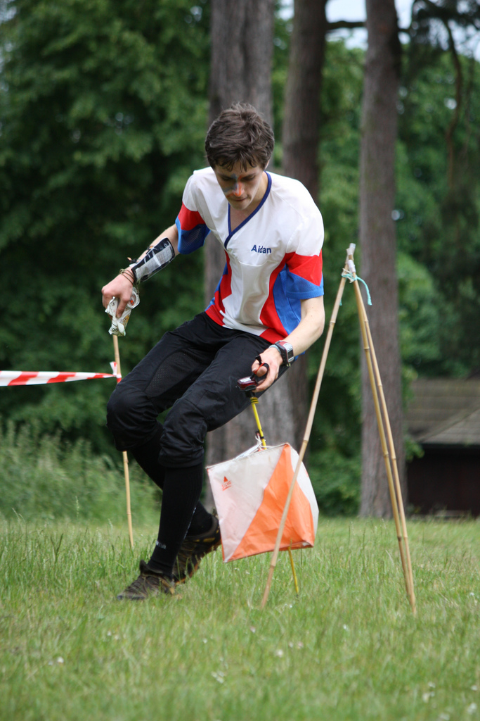 Aidan at the spectator control