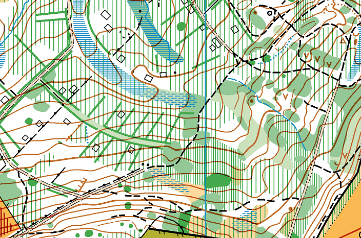 map extract Porter Valley Woodland